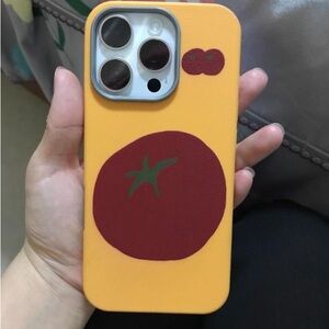 Tomato Design Phone Case - Yellow and Red